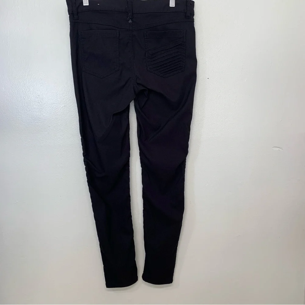 Prana Pants Woman 10 Black Skinny  Stacked Stretch Casual Work Gothic‎ Grunge - Picture 4 of 9